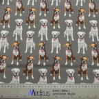 Dog Breeds Boxers Grey scrub cap