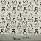 Eye Chart Test scrub cap pattern shown flat