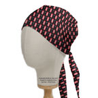 Flag UK Phonebox scrub cap shown on mannequin head