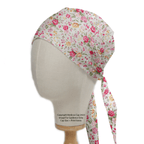 Floral Roses Colourful scrub cap