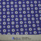 Football Club Chelsea scrub cap fabric texture close-up