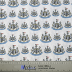 Football Club Newcastle scrub cap fabric texture close-up