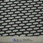Friends Central Perk scrub cap pattern shown flat
