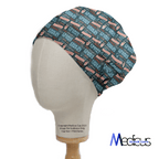 Girl Power Change The World scrub cap shown on mannequin head