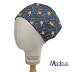 Halloween Chucky Movie scrub cap shown on mannequin head