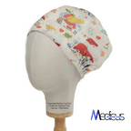 Human Body Gall Bladder Liver Pancreas scrub cap shown on mannequin head