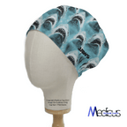 Jaws scrub cap shown on mannequin head