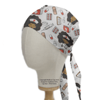 Large Print Nurse scrub cap