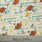 Lion King Timone And Pumba scrub cap shown back view