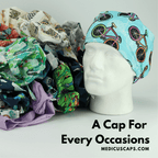 Medicus Scrub Cap Gift Card scrub cap fabric pattern close-up