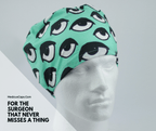 Medicus Scrub Cap Gift Card scrub cap shown from side angle