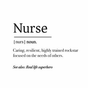 Poster - Nurse Definition Poster / Digital Download from Medicus Scrub Caps
