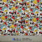 Disney Mickey + Friends Retro Gang scrub cap shown from side angle