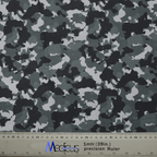 Military Camouflage Grey scrub cap fabric texture close-up