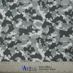 Military Camouflage Light Grey scrub cap pattern shown flat