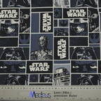 The Star Wars Blue Scrub Cap by Medicus Scrub Caps features a comfortable fabric with iconic characters like Darth Vader, C-3PO, and R2-D2 in blue and black. Its design includes the Star Wars logo and Rebel Alliance symbols, ideal for crafting an inclusive scrub cap.