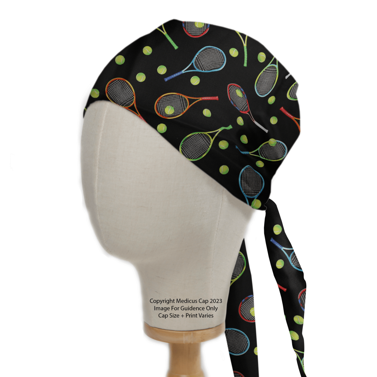 Tennis Racket Scrub Cap from Medicus Scrub Caps