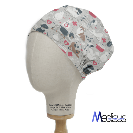 Vet Clinic Surgery Scrub Cap from Medicus Scrub Caps